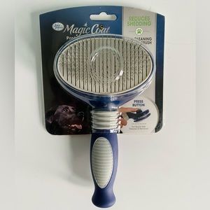 Four Paws Magic Coat Self Cleaning Slicker Dog Brush